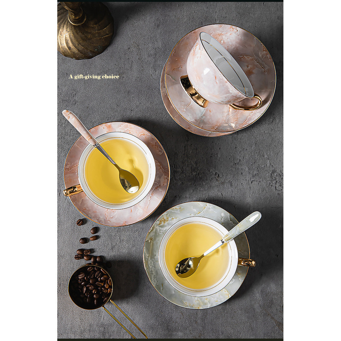 Ceramic Vintage High Aesthetic Bone China European Style Coffee Cup Afternoon Tea Set High End Tea Cup And Saucer